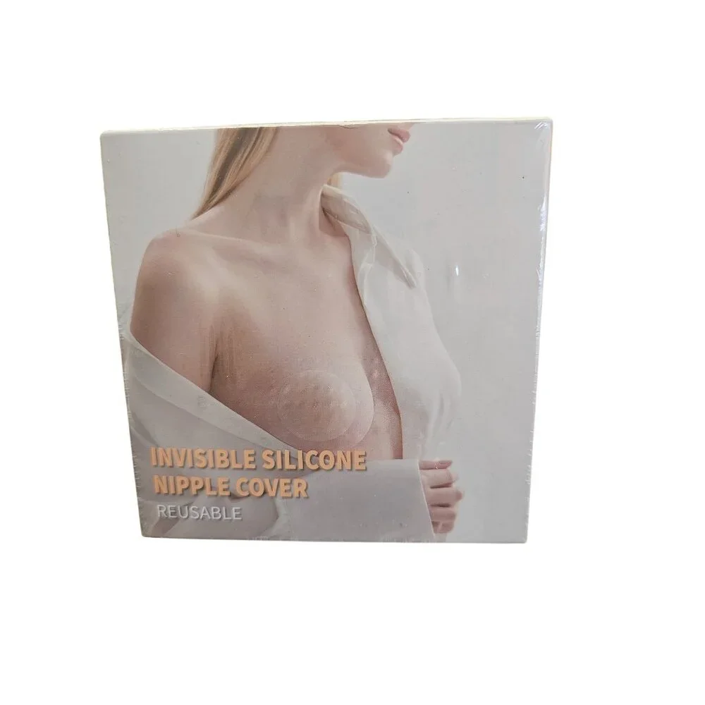 ATTLADY Invisible Silicone Nipple Cover Reusable - Picture 3 of 7